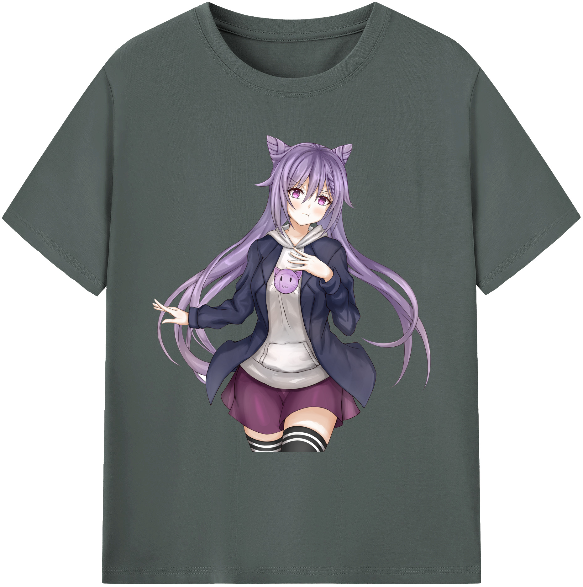 げんし神 刻晴 こくせい genshin Kokusei 綿100％ メンズ半袖Tシャツ｜肌触りやわらか＆通気性